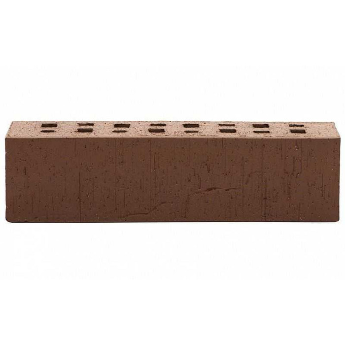Кирпич клинкерный ЛСР коричневый Кёльн винтаж, M300, 250х85х65 мм фото 5