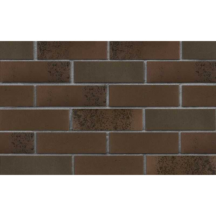 Кирпич клинкерный ЛСР коричневый Кёльн винтаж, M300, 250х85х65 мм фото 2