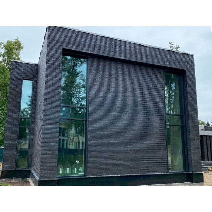 Кирпич клинкерный Muhr 15 Schwarz-bunt Edelglanz гладкий, 290х90х40 мм фото 10