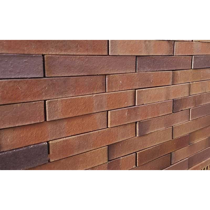 Кирпич клинкерный Muhr 04 Rotbraun-bunt гладкий, 290х90х40 мм фото 2