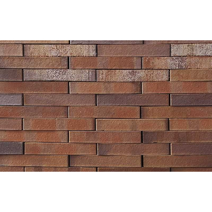 Кирпич клинкерный Muhr 04 Rotbraun-bunt гладкий, 290х90х40 мм