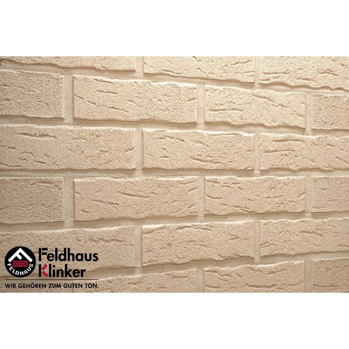 Кирпич клинкерный Feldhaus Klinker K692 sintra crema NF 240х115х71 мм фото 2