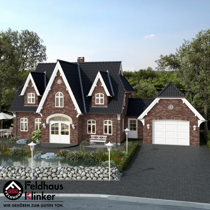 Кирпич клинкерный Feldhaus Klinker K746 vascu cerasi rotado NF 240х115х71 мм фото 11