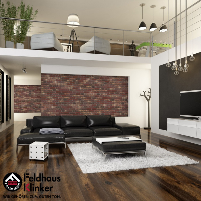 Кирпич клинкерный Feldhaus Klinker K746 vascu cerasi rotado NF 240х115х71 мм фото 12