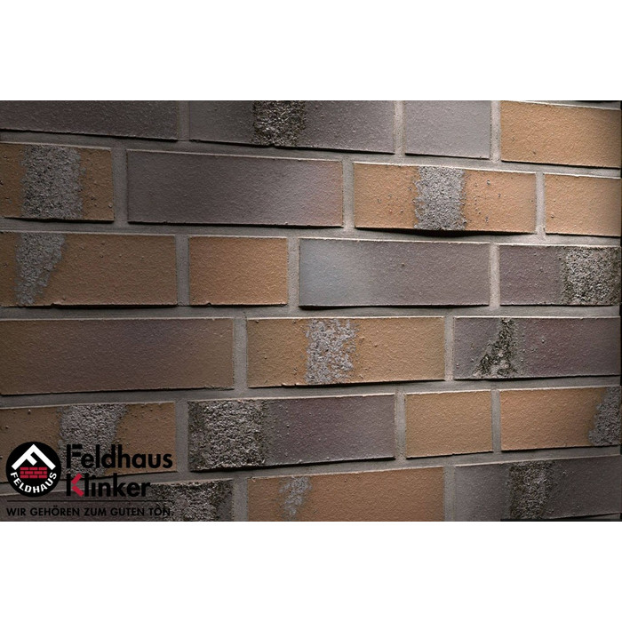 Кирпич клинкерный Feldhaus Klinker K564 carbona geo maritim NF 240х115х71 мм фото 4
