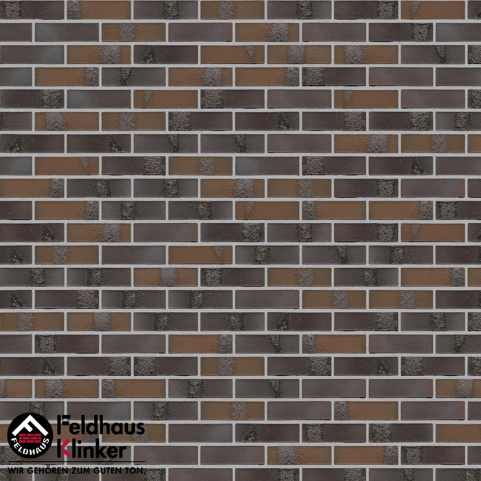 Кирпич клинкерный Feldhaus Klinker K564 carbona geo maritim NF 240х115х71 мм фото 8
