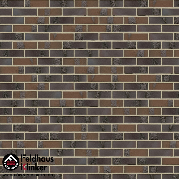 Кирпич клинкерный Feldhaus Klinker K564 carbona geo maritim NF 240х115х71 мм фото 2