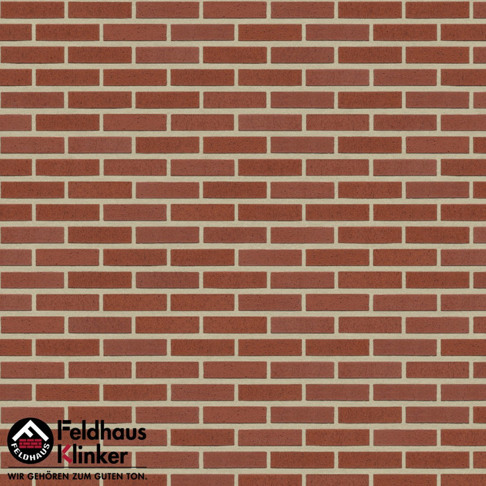 Кирпич клинкерный Feldhaus Klinker К401 carmesi rugo NF 240х115х71 мм фото 3