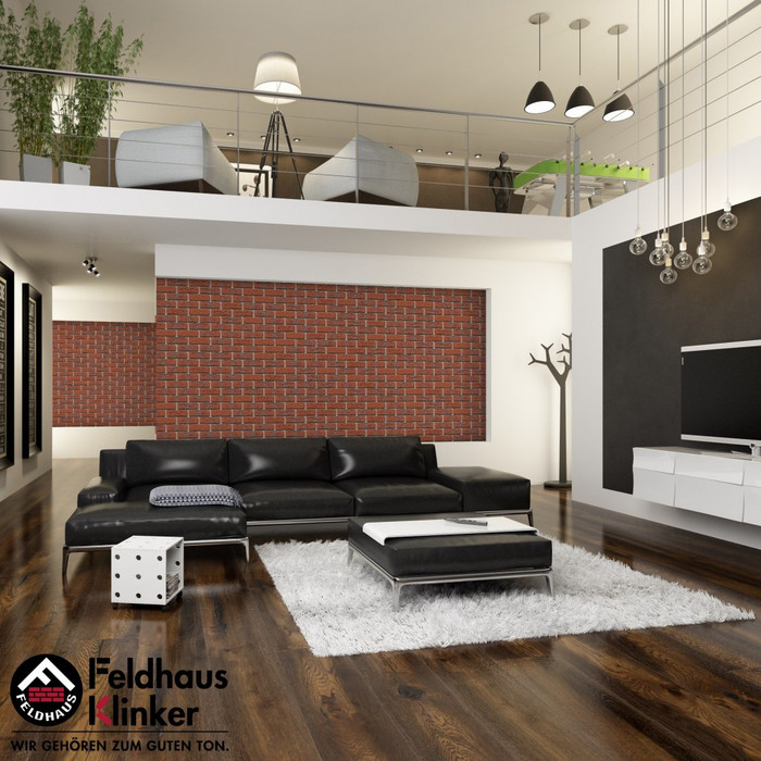 Кирпич клинкерный Feldhaus Klinker К345 carmesi aczent mana NF 240х115х71 мм фото 11