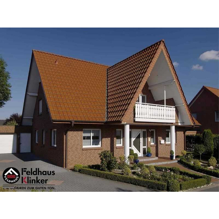 Кирпич клинкерный Feldhaus Klinker К400 carmesi liso NF 240х115х71 мм фото 7