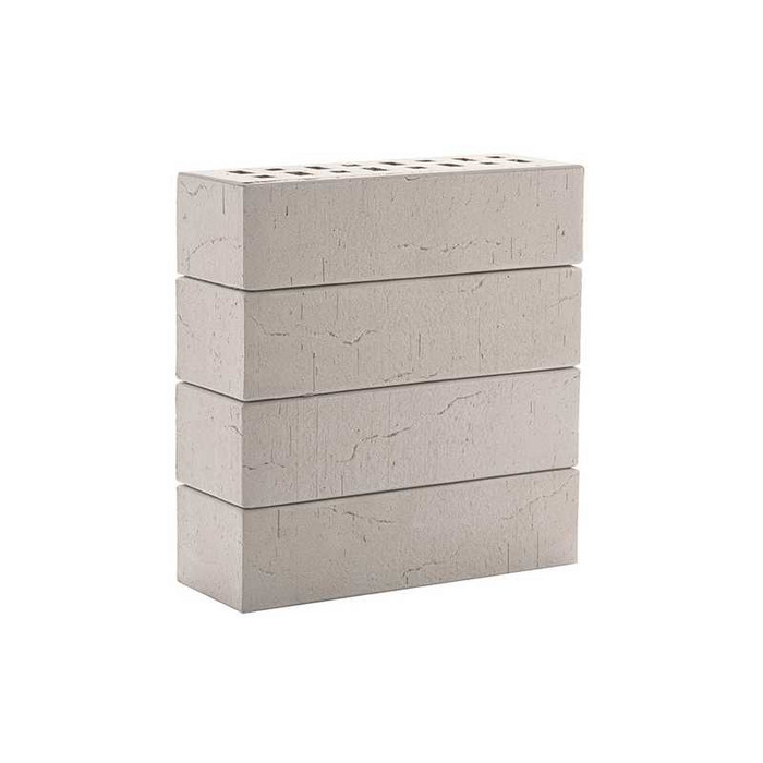 Кирпич клинкерный ЛСР серый Вестерос винтаж, M300, 250х85х65 мм