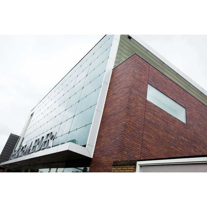 Кирпич клинкерный Muhr 04 Rotbraun-bunt гладкий, 290х90х52 мм фото 7