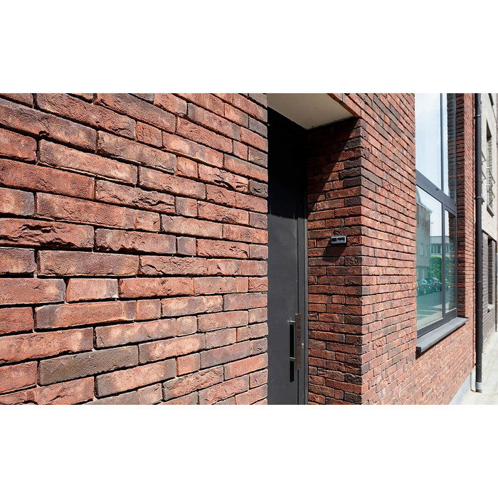 Кирпич клинкерный Muhr 03 K Naturrot Kohle гладкий, 240х55х71 мм фото 2