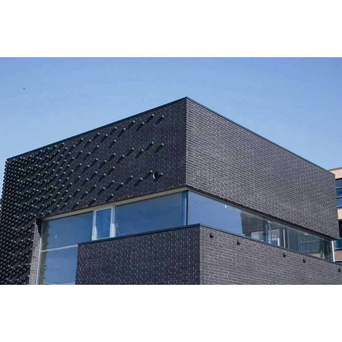 Кирпич клинкерный Roben Faro schwarz-nuanciert гладкий, 240х115х71 мм фото 2