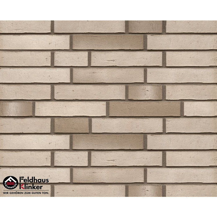 Кирпич клинкерный Feldhaus Klinker K941 vario argo albula NF 240х115х71 мм фото 2