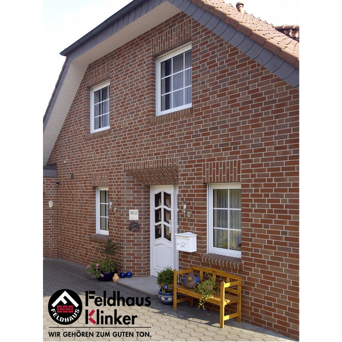 Кирпич клинкерный Feldhaus Klinker К300 lava liso NF 240х115х71 мм фото 5
