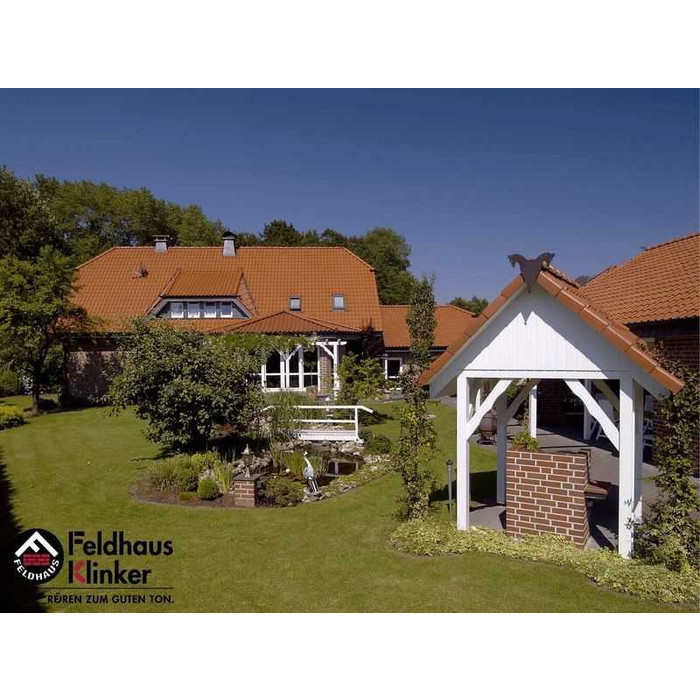 Кирпич клинкерный Feldhaus Klinker К300 lava liso NF 240х115х71 мм фото 3