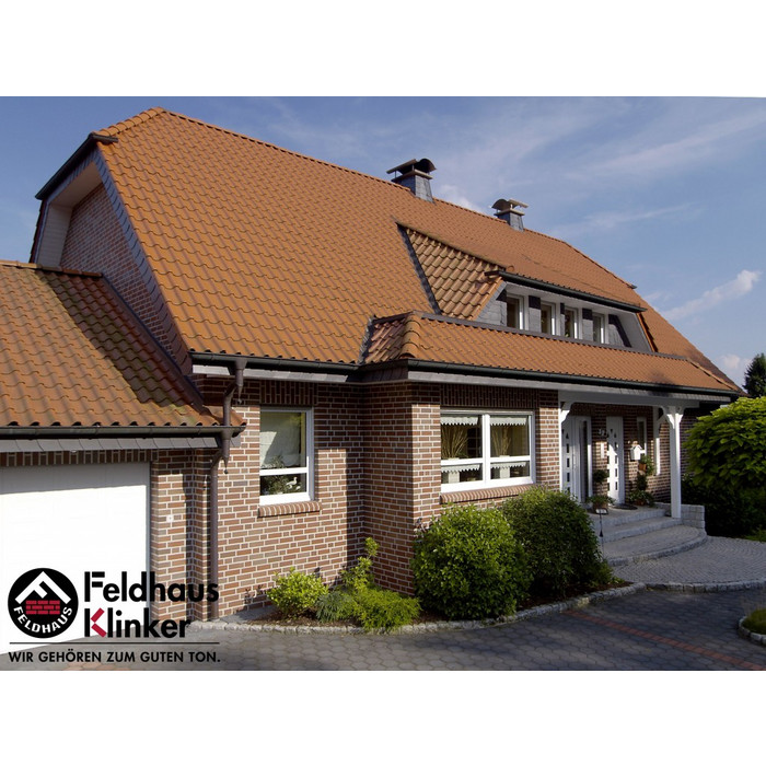 Кирпич клинкерный Feldhaus Klinker К300 lava liso NF 240х115х71 мм фото 7