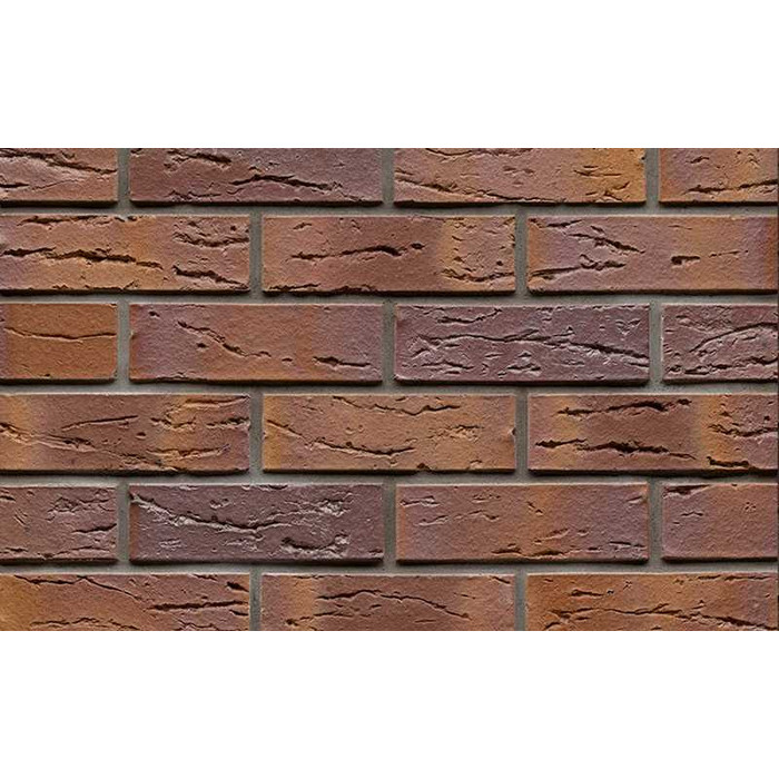 Кирпич клинкерный Muhr 04 Rotbraun-bunt готик, 240х55х71 мм