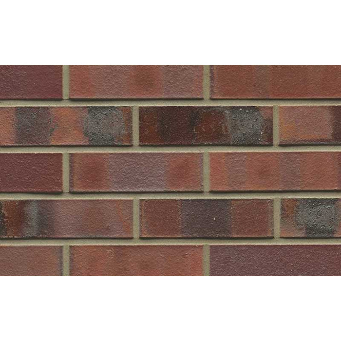 Кирпич клинкерный Muhr 04 KS Rotbraun-bunt Kohle Spezial гладкий, 240х55х71 мм