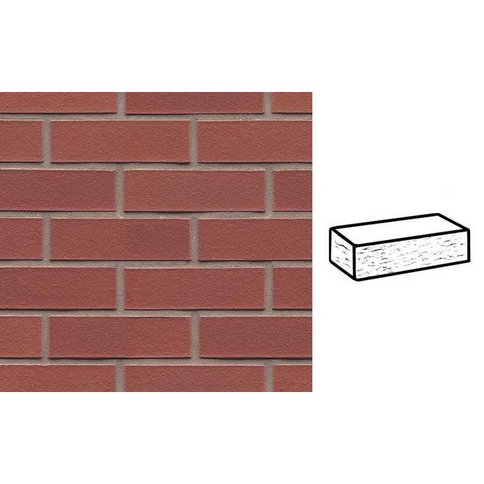 Кирпич клинкерный Muhr 03 Naturrot рустик, 240х55х71 мм
