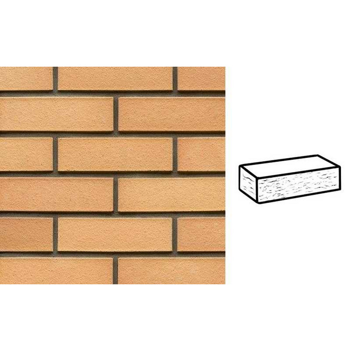 Кирпич клинкерный Muhr 23 Morgenrote рустик, 240х55х71 мм