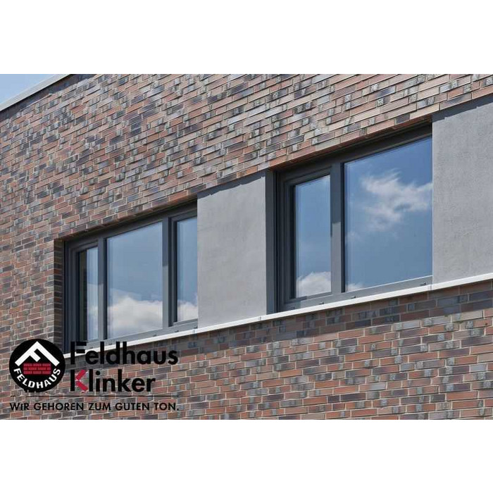 Кирпич клинкерный Feldhaus Klinker K560 carbona ardor colori NF 240х115х71 мм фото 3