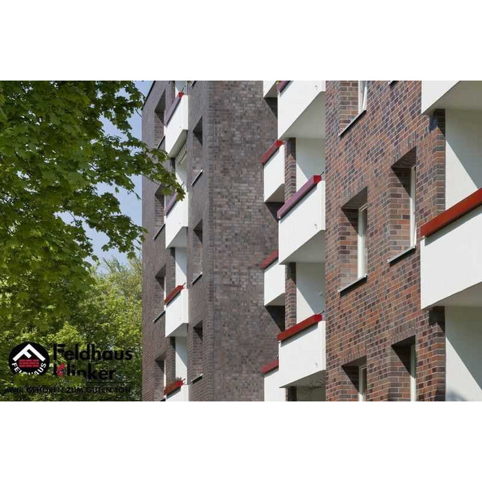 Кирпич клинкерный Feldhaus Klinker K560 carbona ardor colori NF 240х115х71 мм фото 9