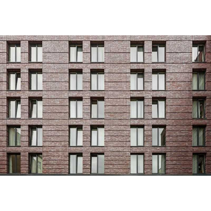 Кирпич клинкерный Muhr 10 Violettblau geflammt гладкий, 240х115х52 мм фото 9