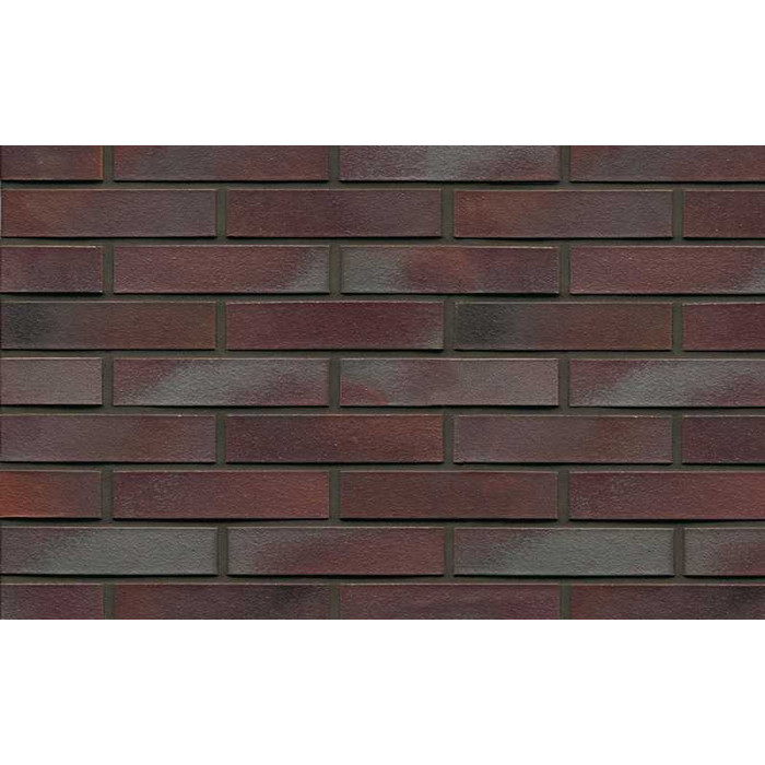 Кирпич клинкерный Muhr 10 Violettblau geflammt гладкий, 240х115х52 мм