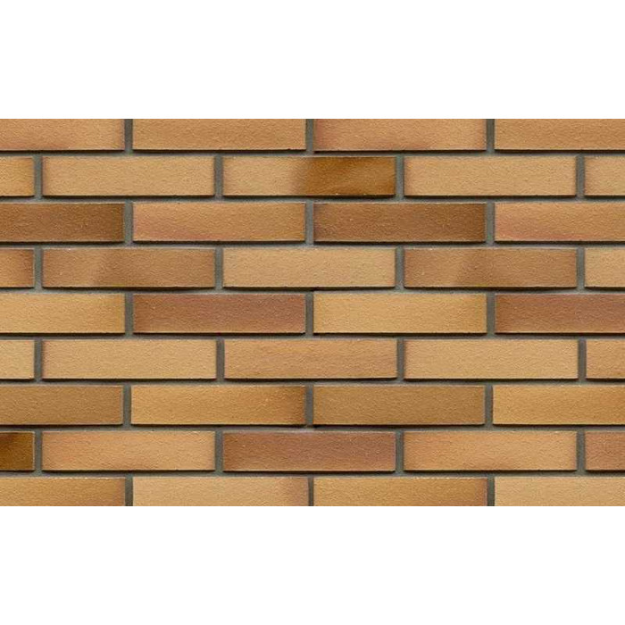 Кирпич клинкерный Muhr 06EG Hellbraun-bunt Edelglanz гладкий, 240х115х52 мм