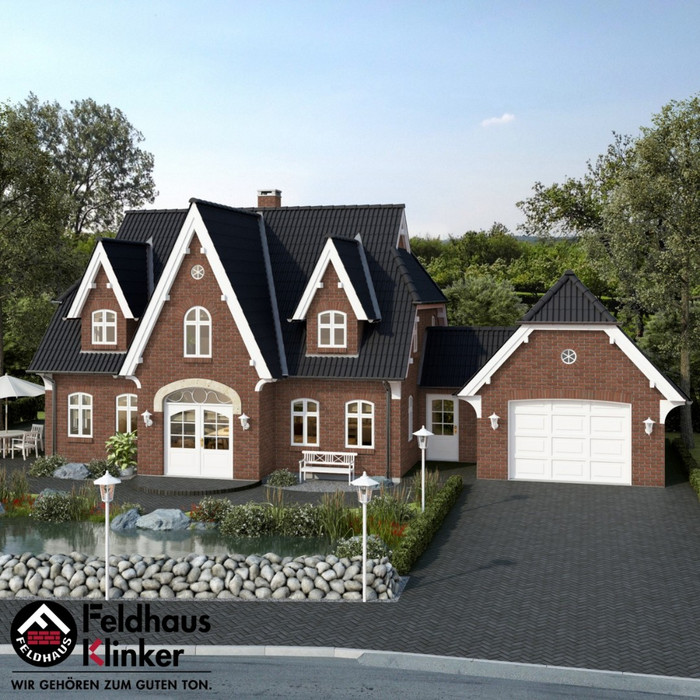 Кирпич клинкерный Feldhaus Klinker К350 lava maris liso NF 240х115х71 мм фото 10