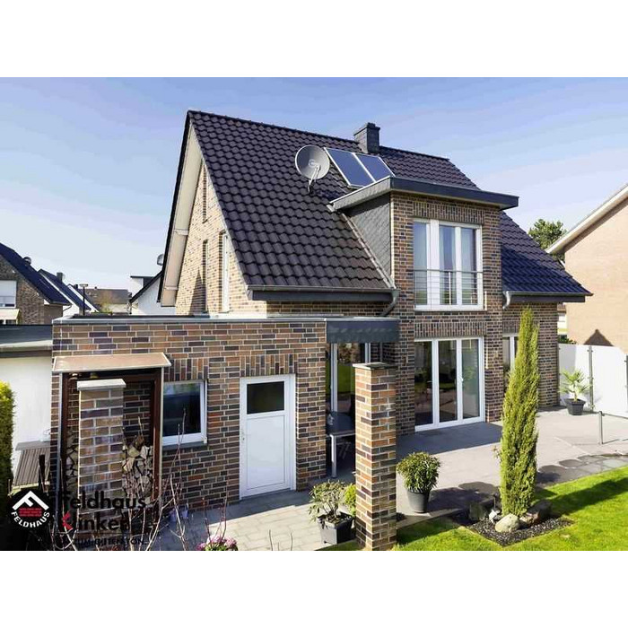 Кирпич клинкерный Feldhaus Klinker К350 lava maris liso NF 240х115х71 мм фото 4