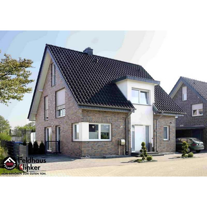 Кирпич клинкерный Feldhaus Klinker К350 lava maris liso NF 240х115х71 мм фото 2