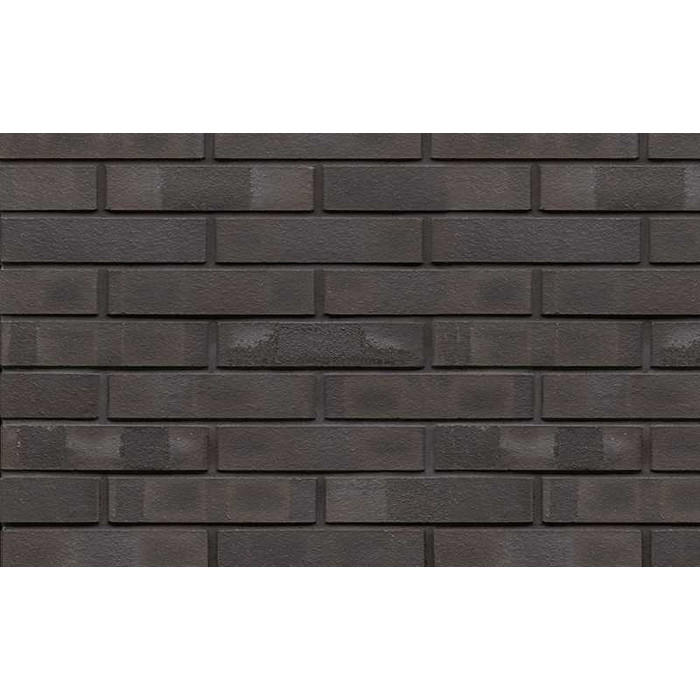 Кирпич клинкерный Muhr 05 KS Eisenschmelz Schwarzbraun Kohle Spezial гладкий, 290х90х52 мм