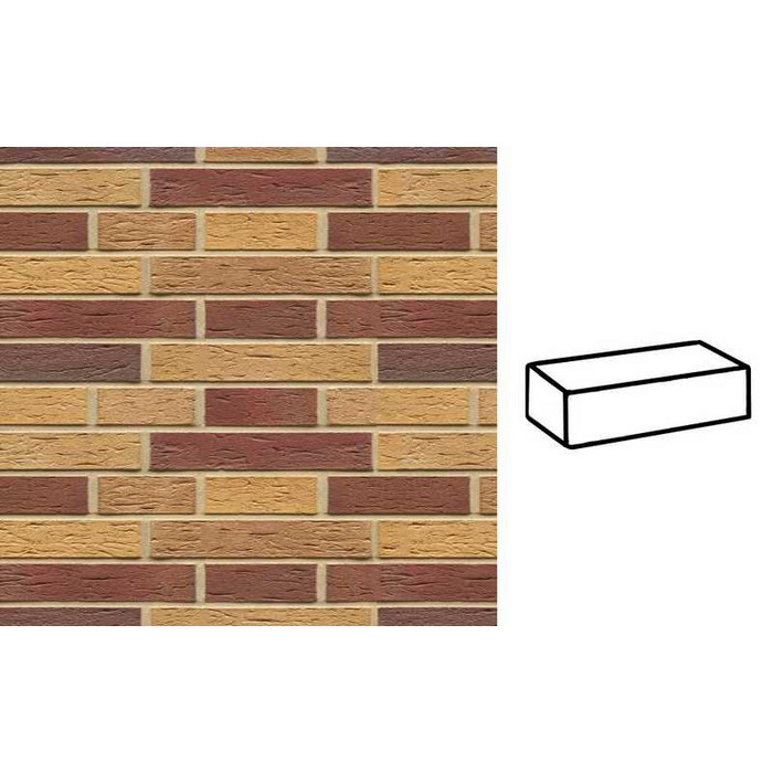 Кирпич клинкерный Muhr 19 Rubinbeige nuanciert гладкий, 240х90х40 мм