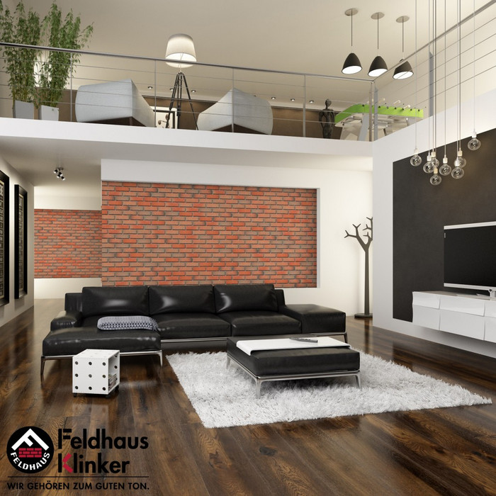 Кирпич клинкерный Feldhaus Klinker К301 lava rugo NF 240х115х71 мм фото 5