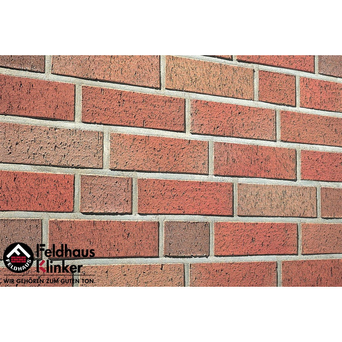 Кирпич клинкерный Feldhaus Klinker К301 lava rugo NF 240х115х71 мм фото 7