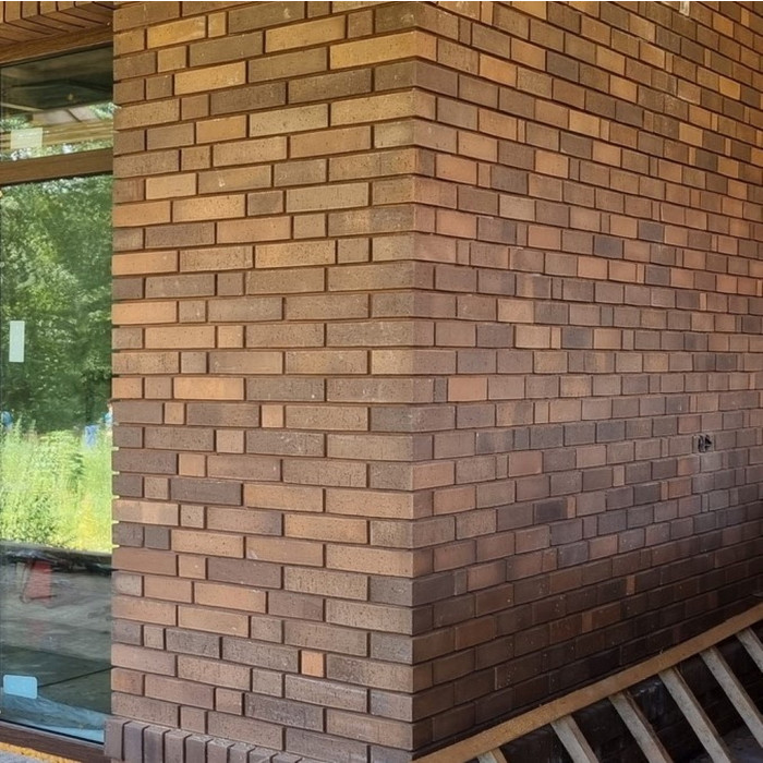 Кирпич клинкерный Kerma Premium Klinker коричневый рустик 250х120х65 мм фото 5