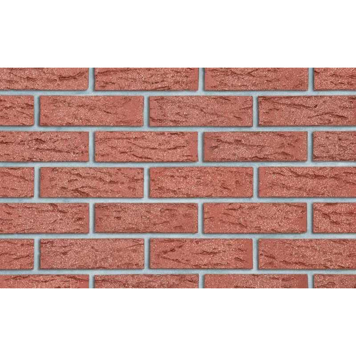 Кирпич клинкерный Roben Victoria красный рифленый, 240х65х71 мм