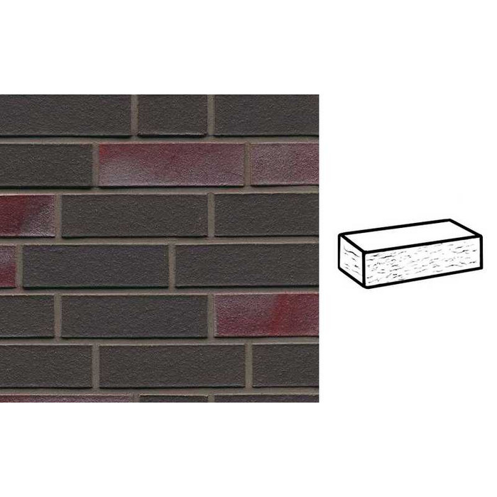 Кирпич клинкерный Muhr 22 Schiefer blau-bunt рустик, 240х115х71 мм