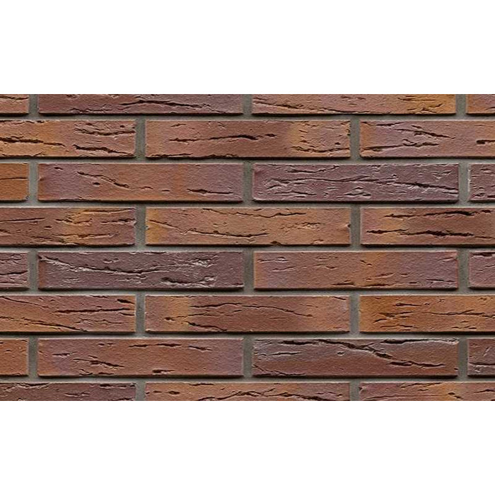 Кирпич клинкерный Muhr 04 Rotbraun-bunt готик, 290х90х52 мм