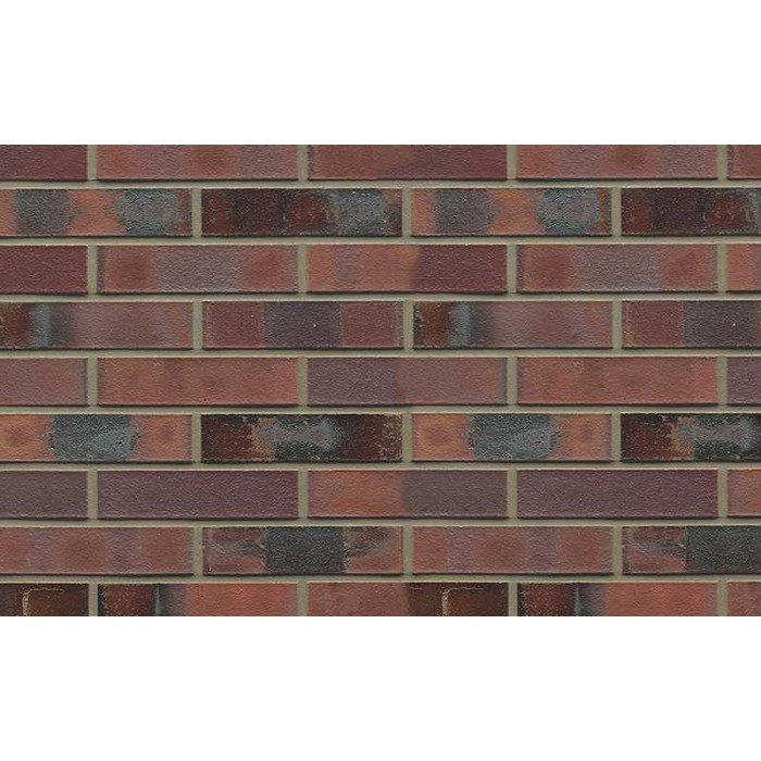 Кирпич клинкерный Muhr 04KS Rotbraun-bunt Kohle Spezial гладкий, 290х90х71 мм