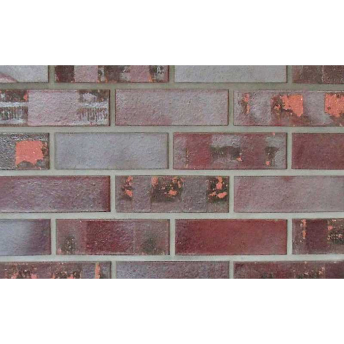 Кирпич клинкерный Muhr 10 K Violettblau geflammt Kohle гладкий, 240х115х71 мм