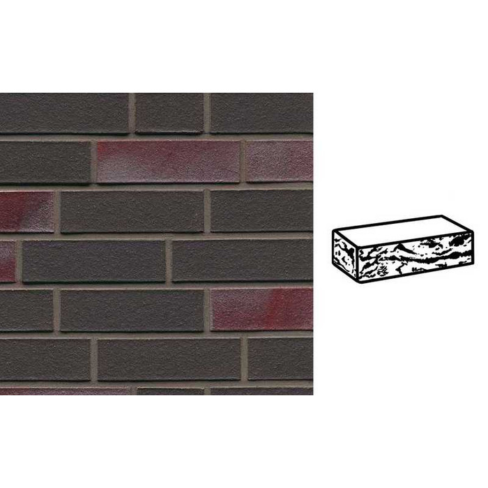 Кирпич клинкерный Muhr 22 Schiefer blau-bunt готик, 240х55х71 мм