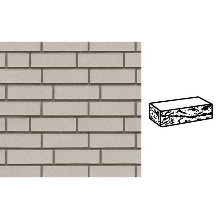 Кирпич клинкерный Muhr 36 Silbergrau Nuanciert готик, 240х55х71 мм