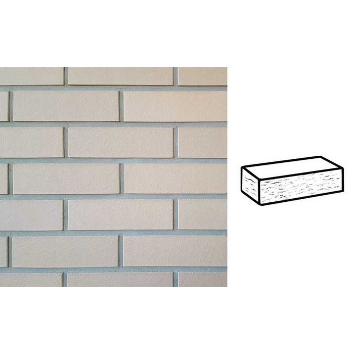 Кирпич клинкерный Muhr 34 Grau nuanciert рустик, 240х55х71 мм