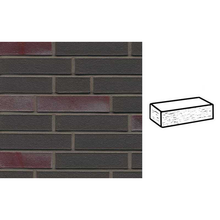 Кирпич клинкерный Muhr 22 Schiefer blau-bunt рустик, 240х115х52 мм