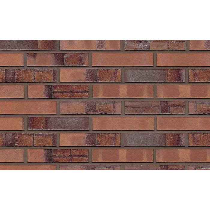 Кирпич клинкерный Muhr 13 Rotbraun nuanciert Fuss. Bes. гладкий, 240х115х52 мм