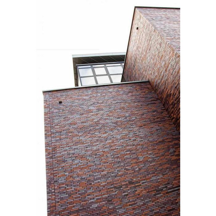 Кирпич клинкерный Muhr 12 Blaurot-bunt гладкий, 240х115х71 мм фото 4